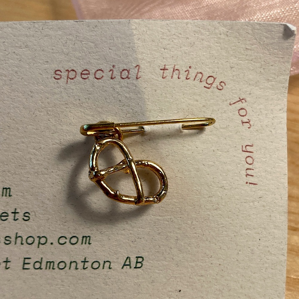 Susan Alexandra, tiny pretzel charm